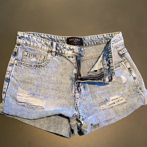 Monaco Roll Cuff Denim Short - ARCTIC BLUE / 10 - Picture 4 of 4